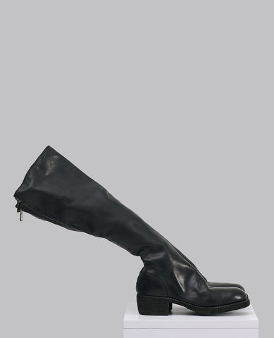 Back Zip Heeled Boots(7910Z)