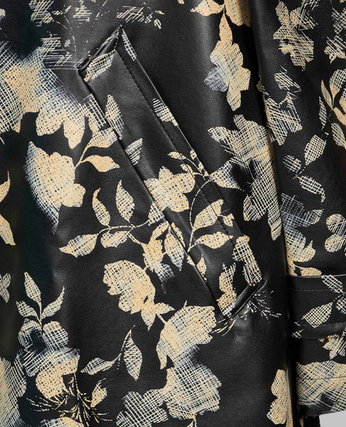 FLOWER PRINT COAT