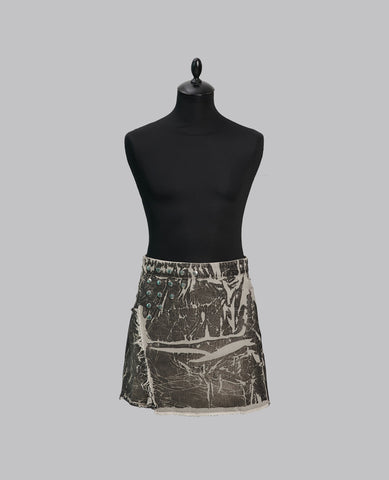 CONCORDIANS DRKSHDW SISYSNAP SKIRT