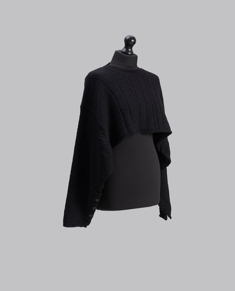 RN DESIGN KNIT SCARF PULLOVER