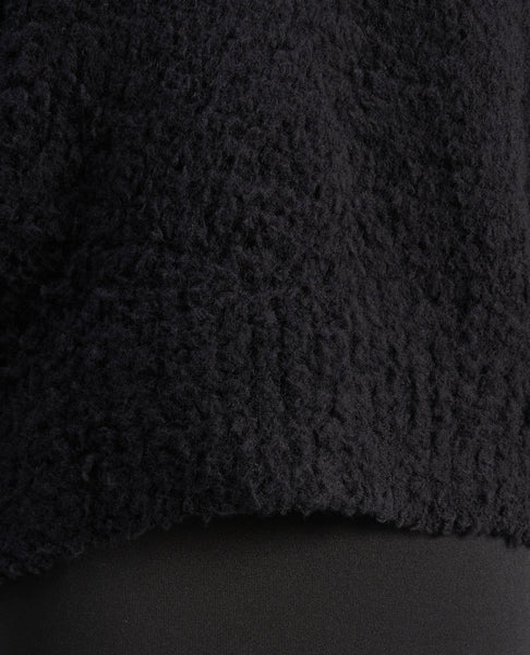 TOGGLE BUTTON ASYMMETRY CARDIGAN