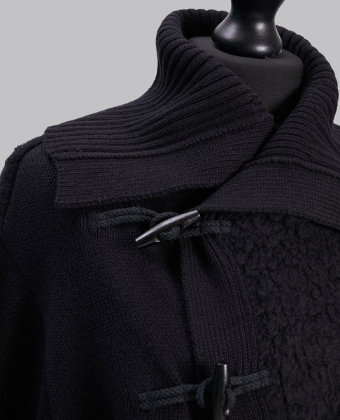 TOGGLE BUTTON ASYMMETRY CARDIGAN