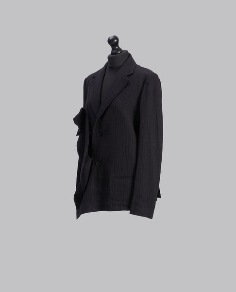 O-LEFT FRONT DRAPE JACKET