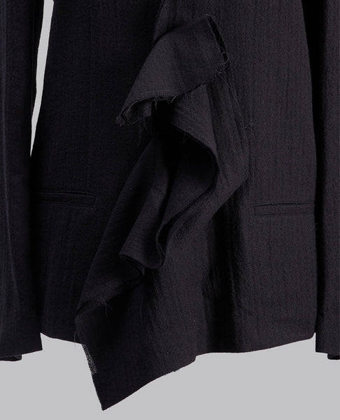 O-LEFT FRONT DRAPE JACKET