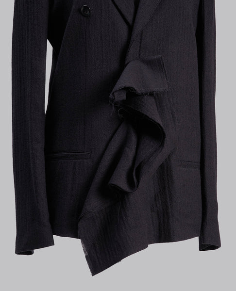 O-LEFT FRONT DRAPE JACKET