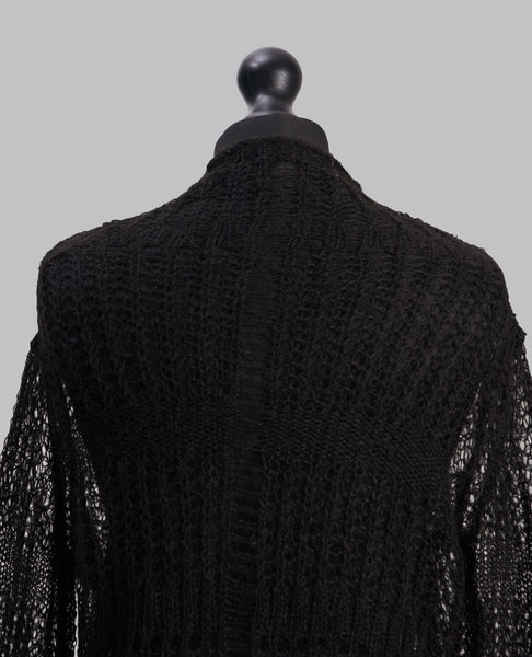 SHEER ASYMMETRY LONG KNIT