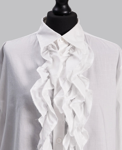 KO-UNTRIMMED FRILL BLOUSE