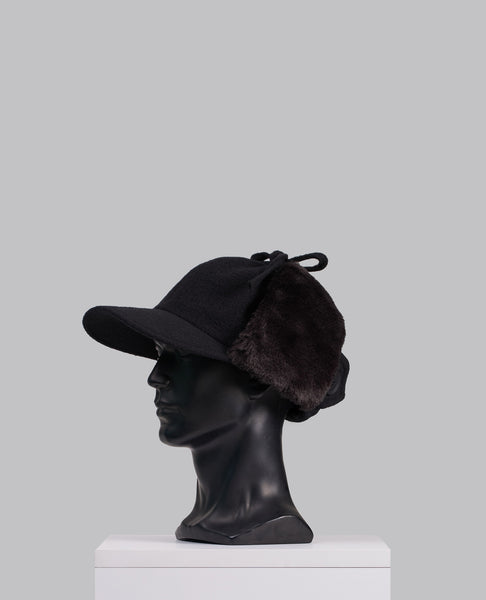 CAP WITH FUR EARMUFF