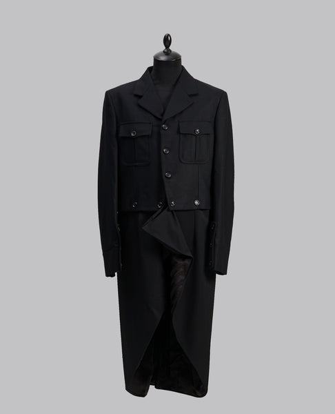 RUNWAY DETACHABLE WOOL COAT