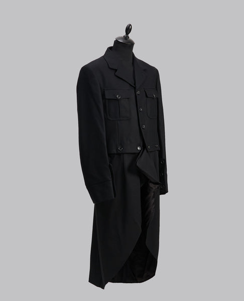 RUNWAY DETACHABLE WOOL COAT