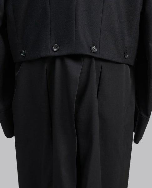 RUNWAY DETACHABLE WOOL COAT