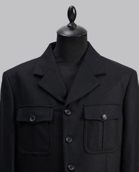 RUNWAY DETACHABLE WOOL COAT