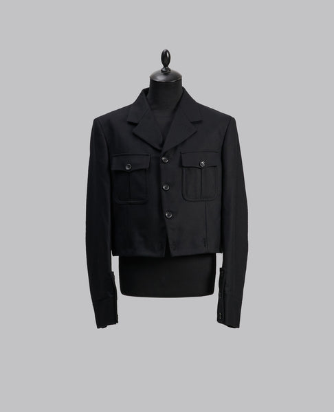 RUNWAY DETACHABLE WOOL COAT