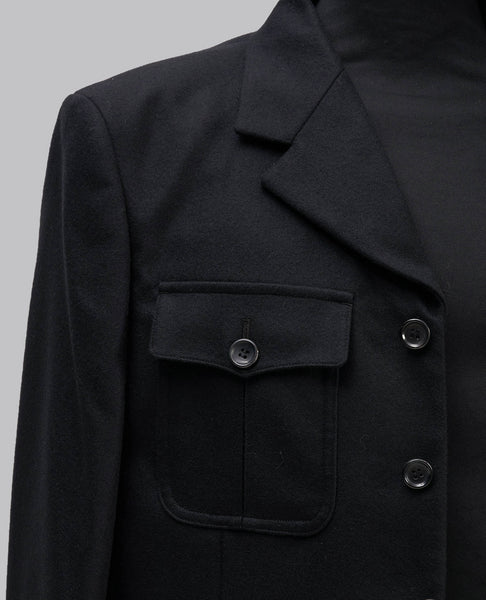 RUNWAY DETACHABLE WOOL COAT
