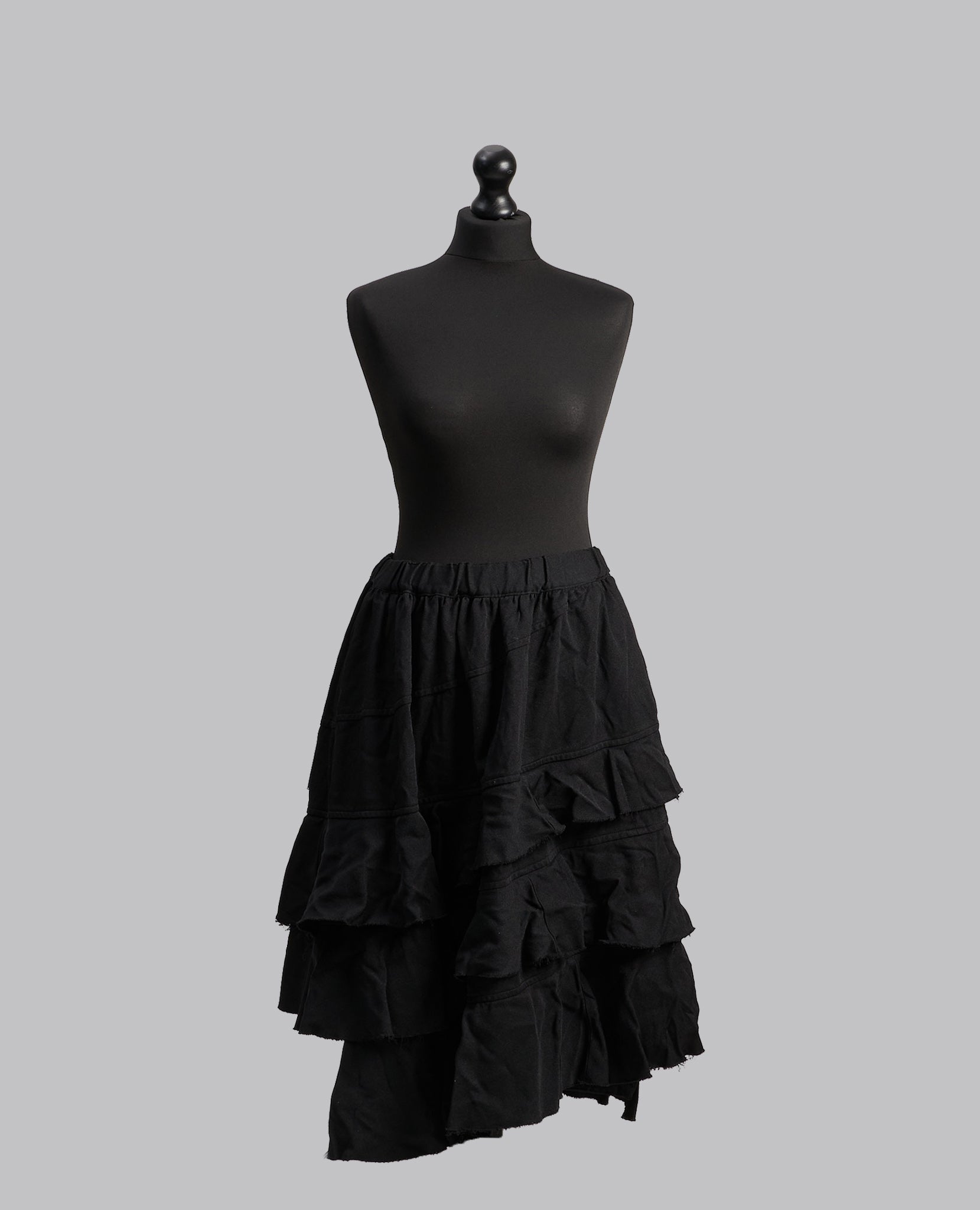 ASYMMETRIC FRILL SKIRT