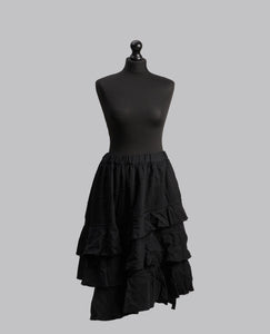 ASYMMETRIC FRILL SKIRT