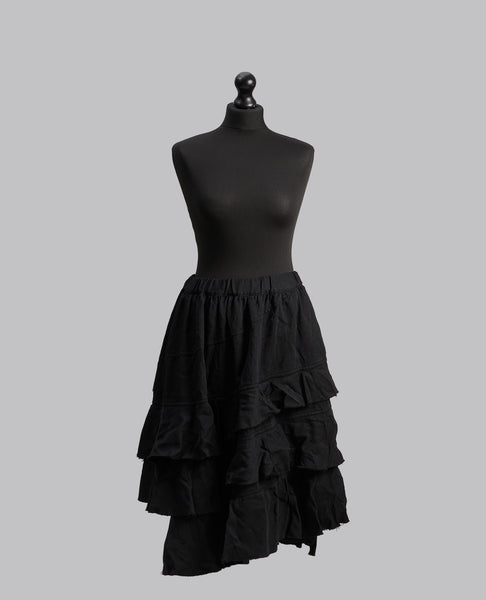 ASYMMETRIC FRILL SKIRT