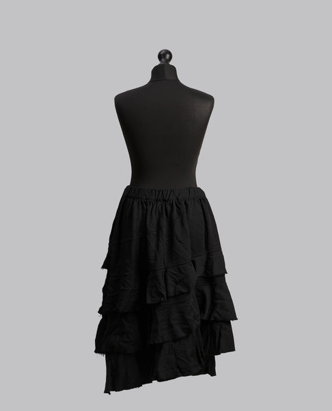 ASYMMETRIC FRILL SKIRT