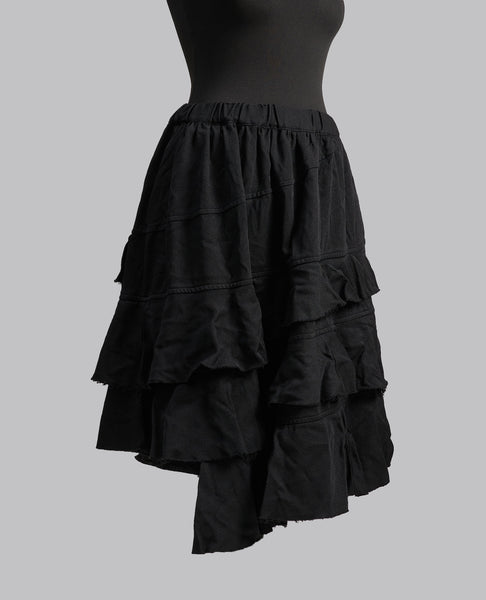 ASYMMETRIC FRILL SKIRT