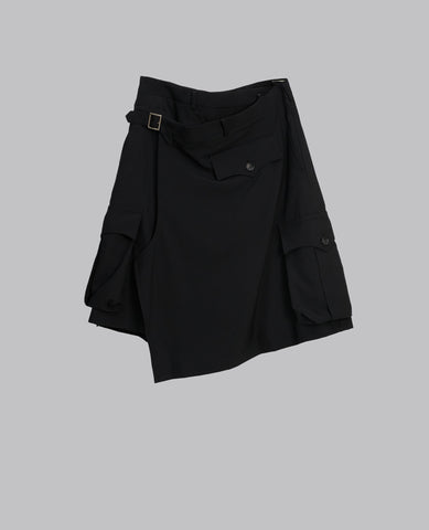 RUNWAY WRAPAROUND SHORTS
