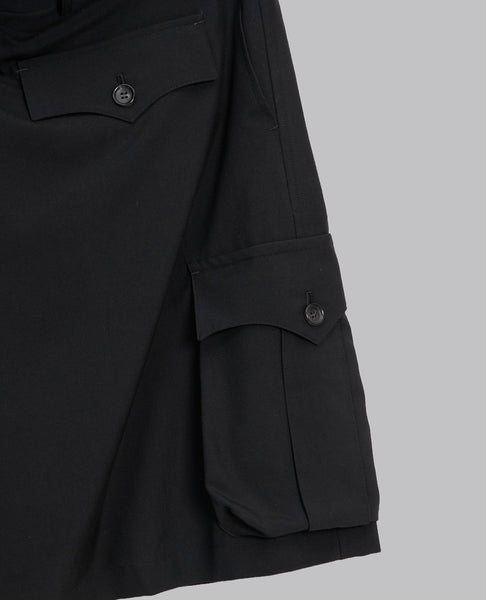 RUNWAY WRAPAROUND SHORTS