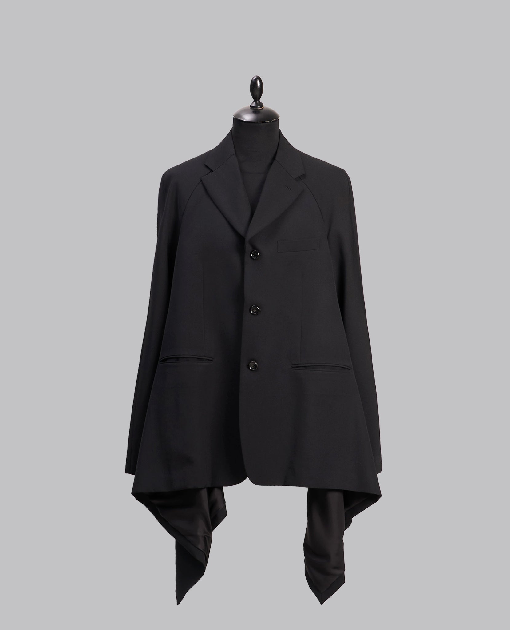 DRAPED HEM BLAZER