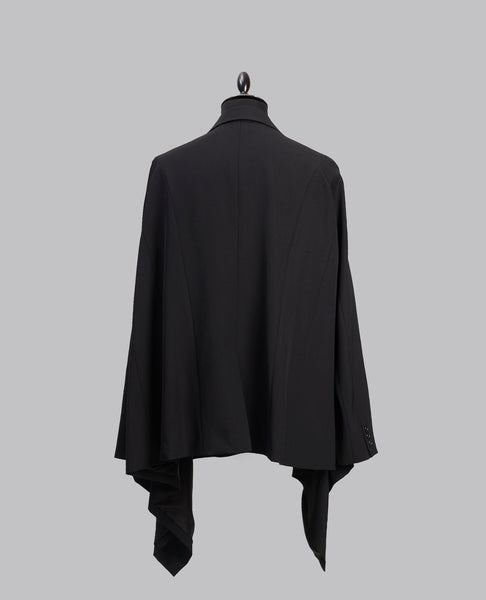 DRAPED HEM BLAZER