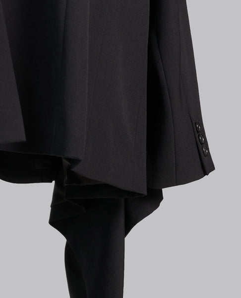 DRAPED HEM BLAZER