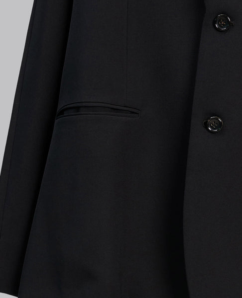 DRAPED HEM BLAZER