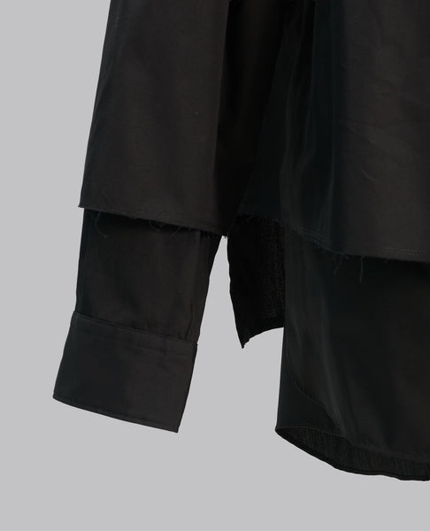 LAYERED ASYMMETRIC SHIRT