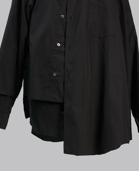 LAYERED ASYMMETRIC SHIRT