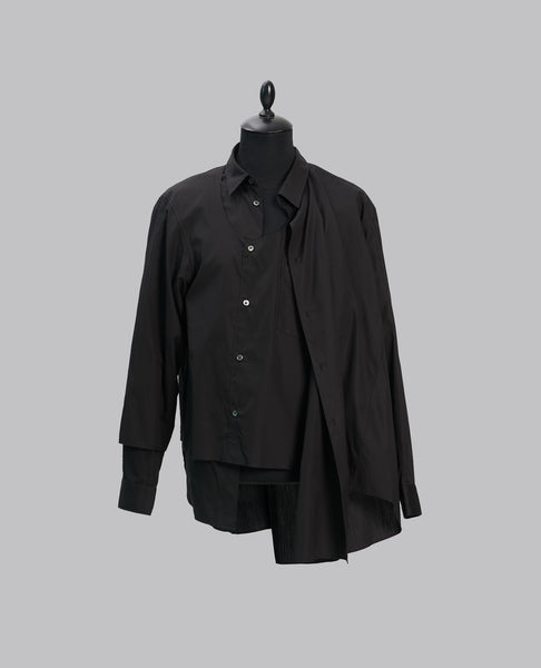 LAYERED ASYMMETRIC SHIRT