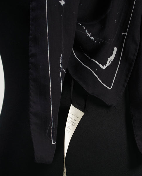 TEMPLE PRINTED COT ASTRO SCARF