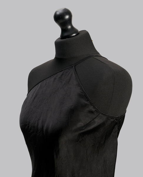 TEMPLE ONE SHOULDER SLIP MINI DRESS