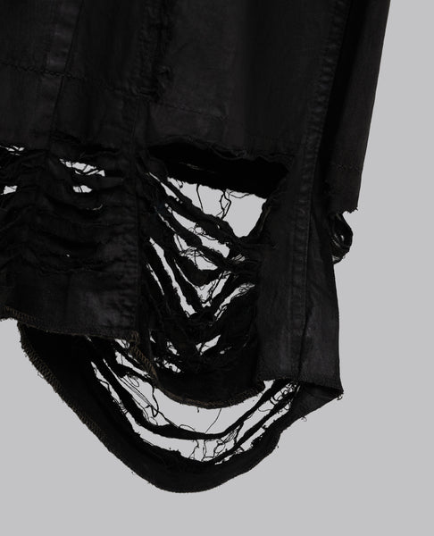 TEMPLE DRKSHDW SLIVERED BOOTCUT