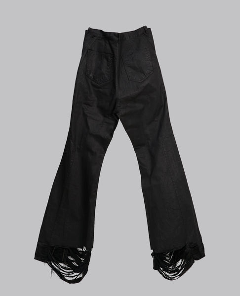 TEMPLE DRKSHDW SLIVERED BOOTCUT