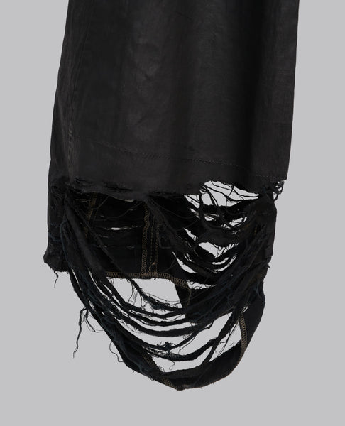 TEMPLE DRKSHDW SLIVERED BOOTCUT