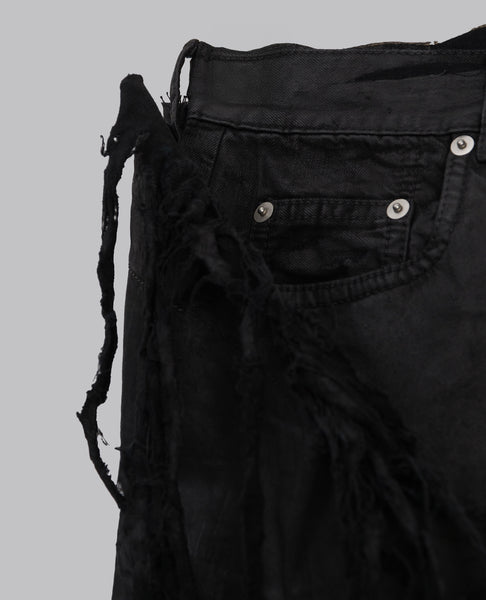 TEMPLE DRKSHDW SLIVERED BOOTCUT