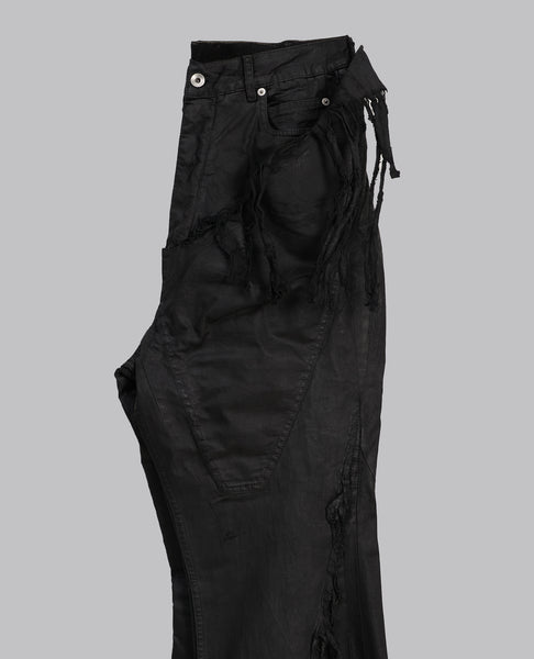 TEMPLE DRKSHDW SLIVERED BOOTCUT