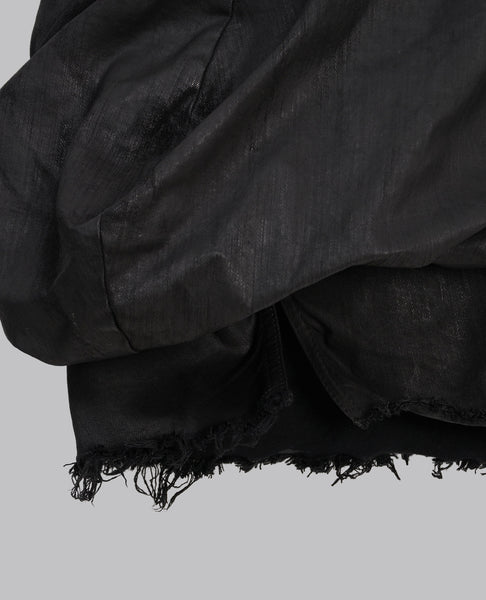 TEMPLE DRKSHDW DRAPED MINI SKIRT