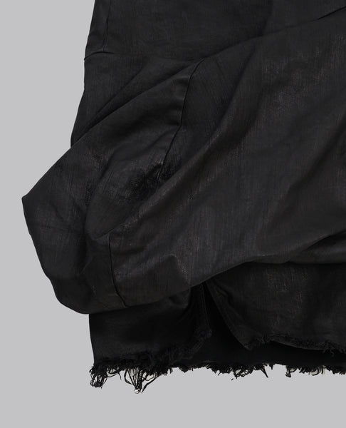 TEMPLE DRKSHDW DRAPED MINI SKIRT