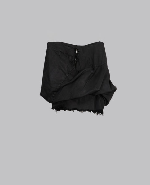 TEMPLE DRKSHDW DRAPED MINI SKIRT