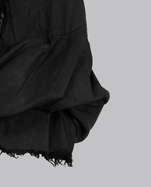 TEMPLE DRKSHDW DRAPED MINI SKIRT