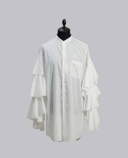 RUFFLED SLEEVE SHIRT