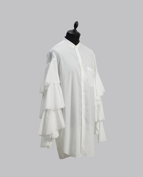 RUFFLED SLEEVE SHIRT