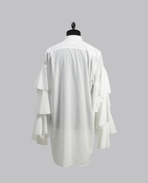 RUFFLED SLEEVE SHIRT