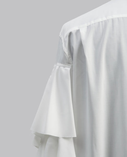 RUFFLED SLEEVE SHIRT