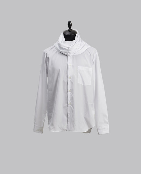 SCARF SHIRT WHITE