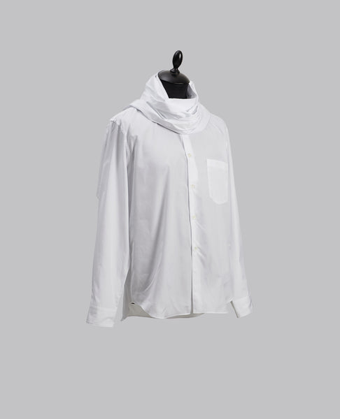 SCARF SHIRT WHITE