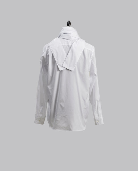 SCARF SHIRT WHITE